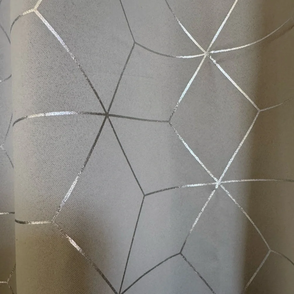 NWT Jinchan Gray Silver Curtains, Set of 2 🦋